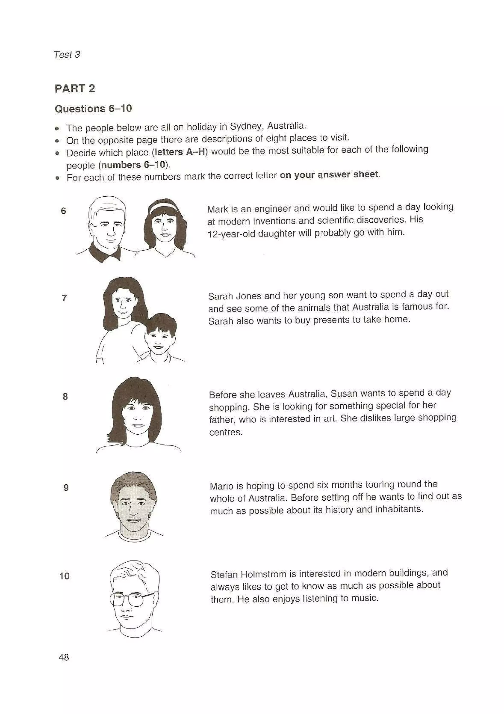 Preliminary English test 3 with answers. (2003)