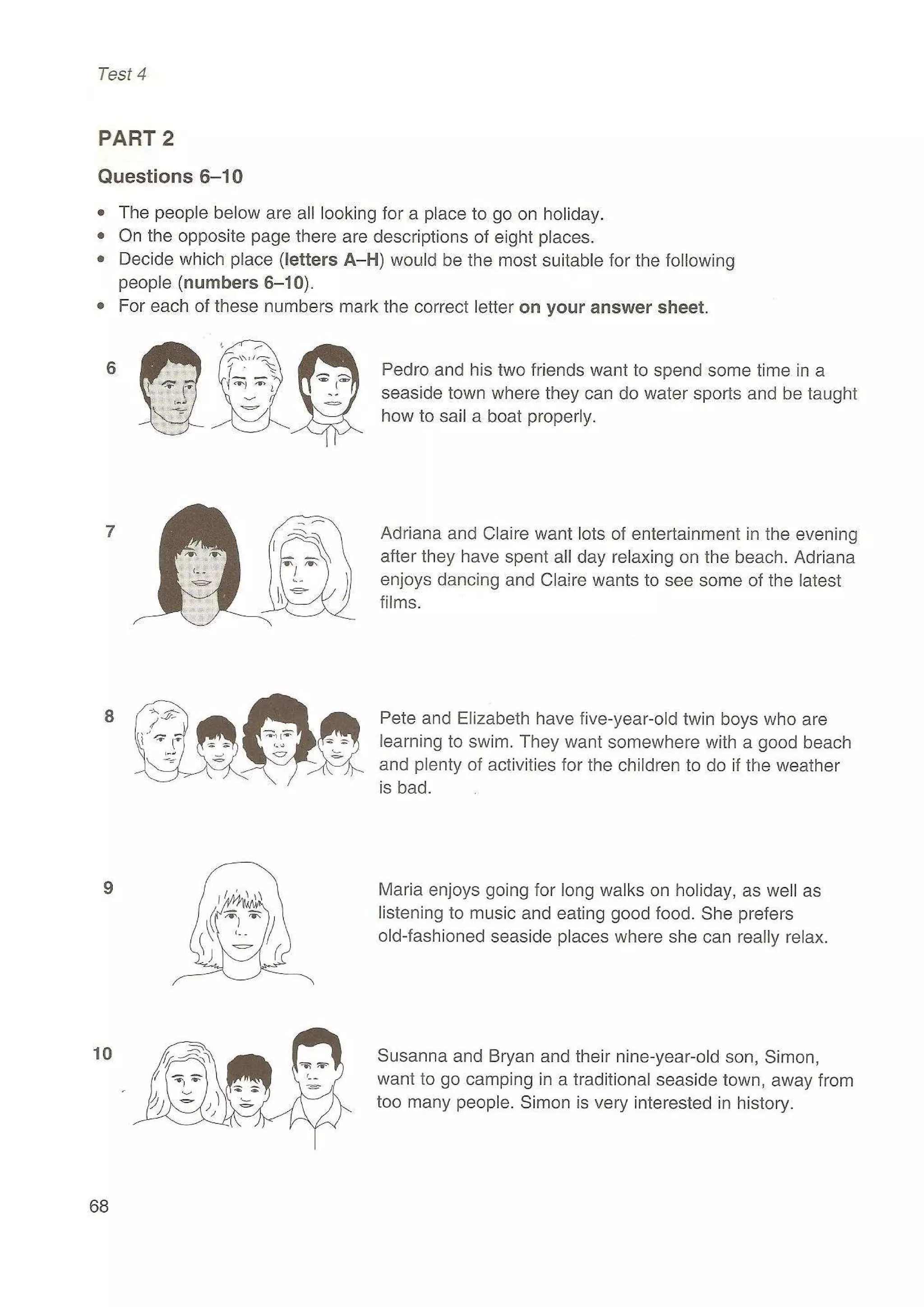 Preliminary English test 3 with answers. (2003)