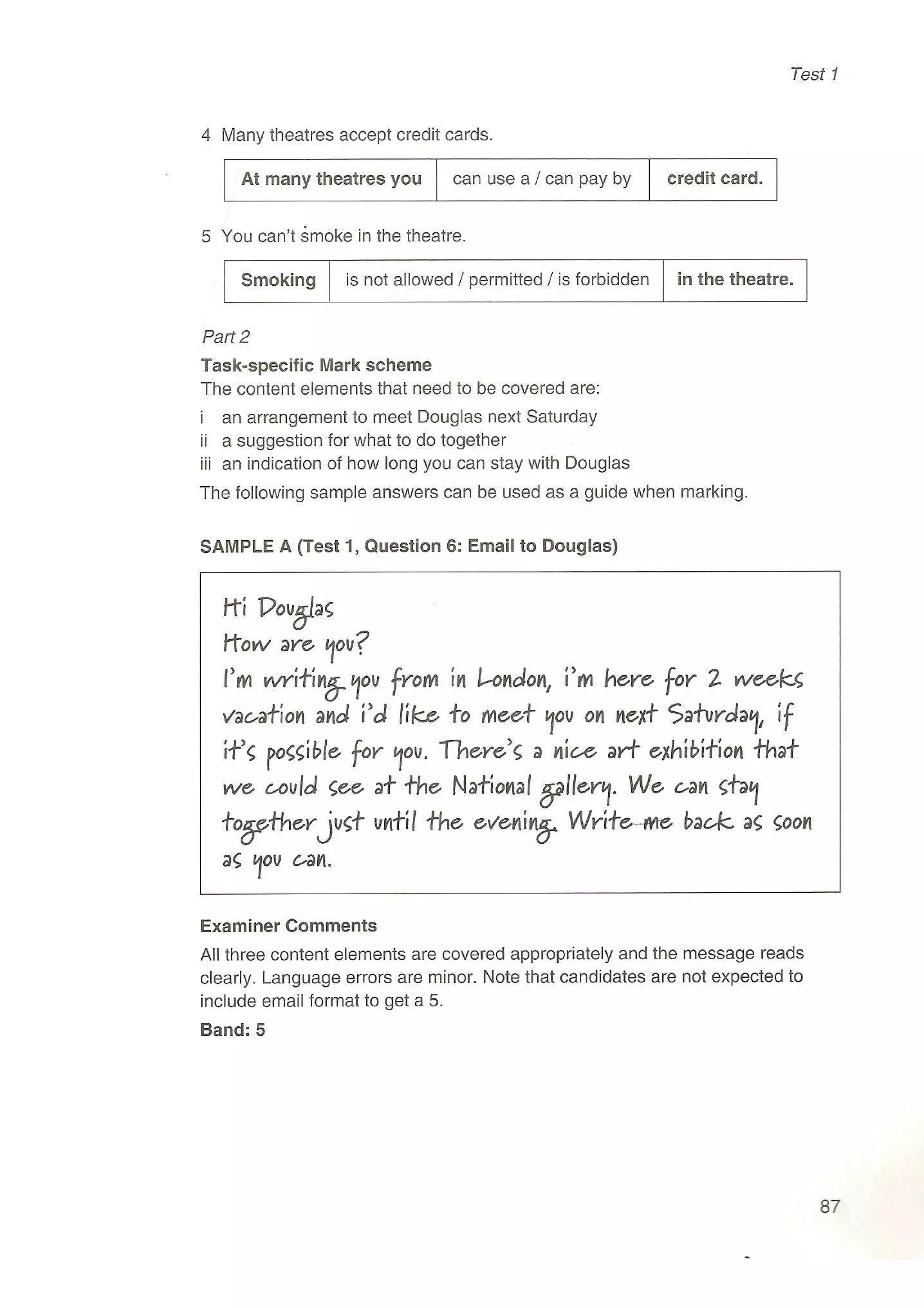 Preliminary English test 3 with answers. (2003)