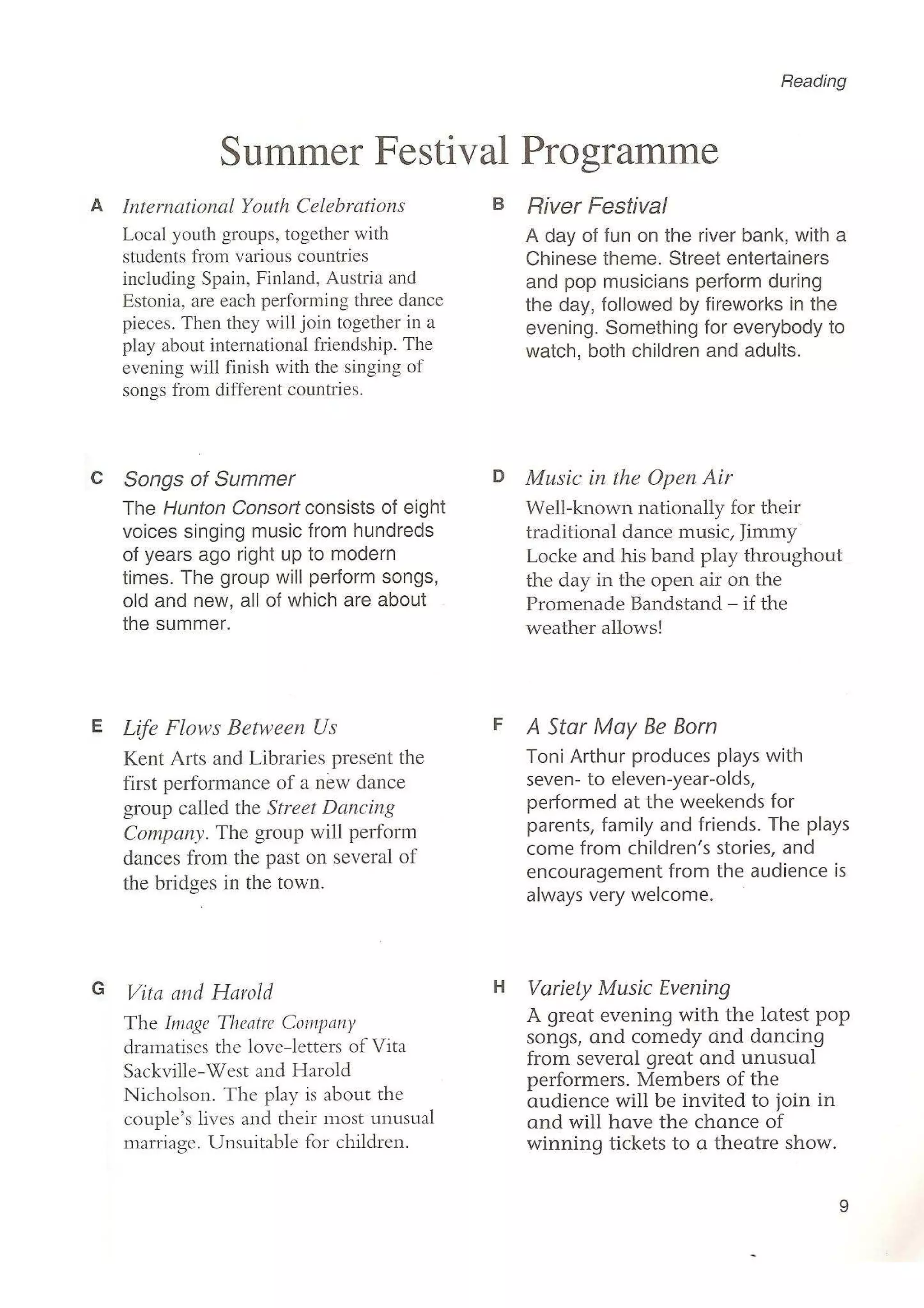 Preliminary English test 3 with answers. (2003)