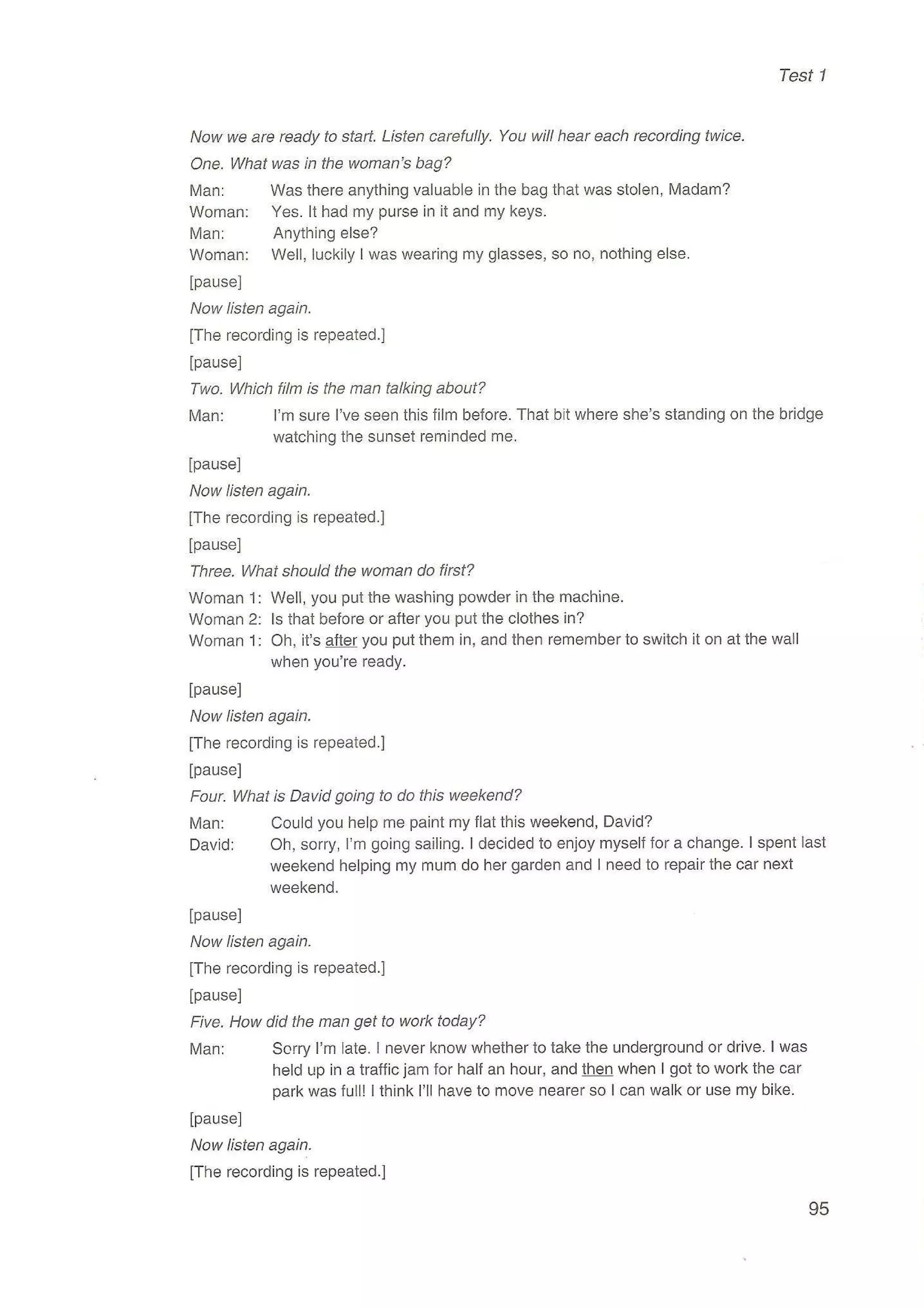 Preliminary English test 3 with answers. (2003)