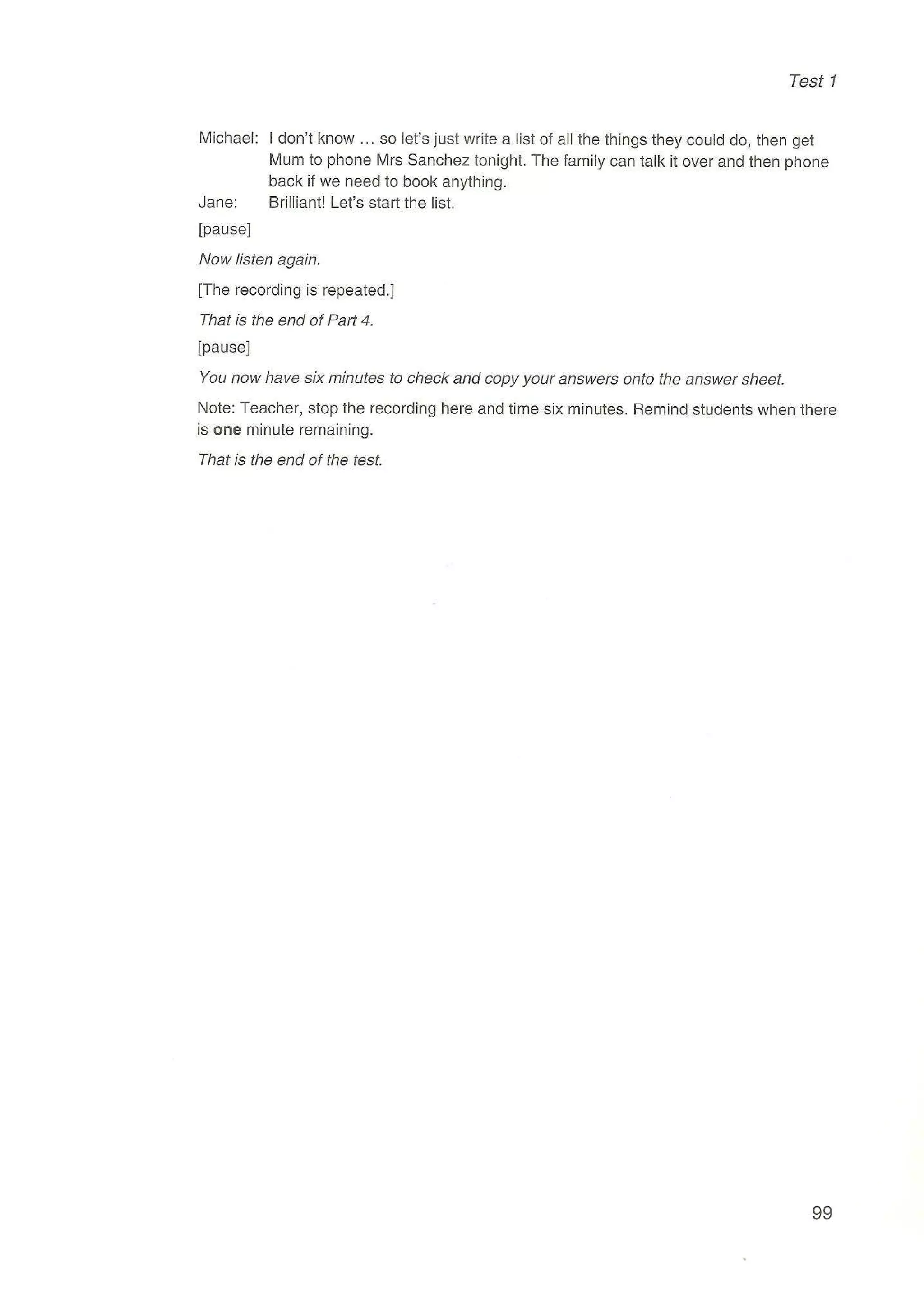 Preliminary English test 3 with answers. (2003)