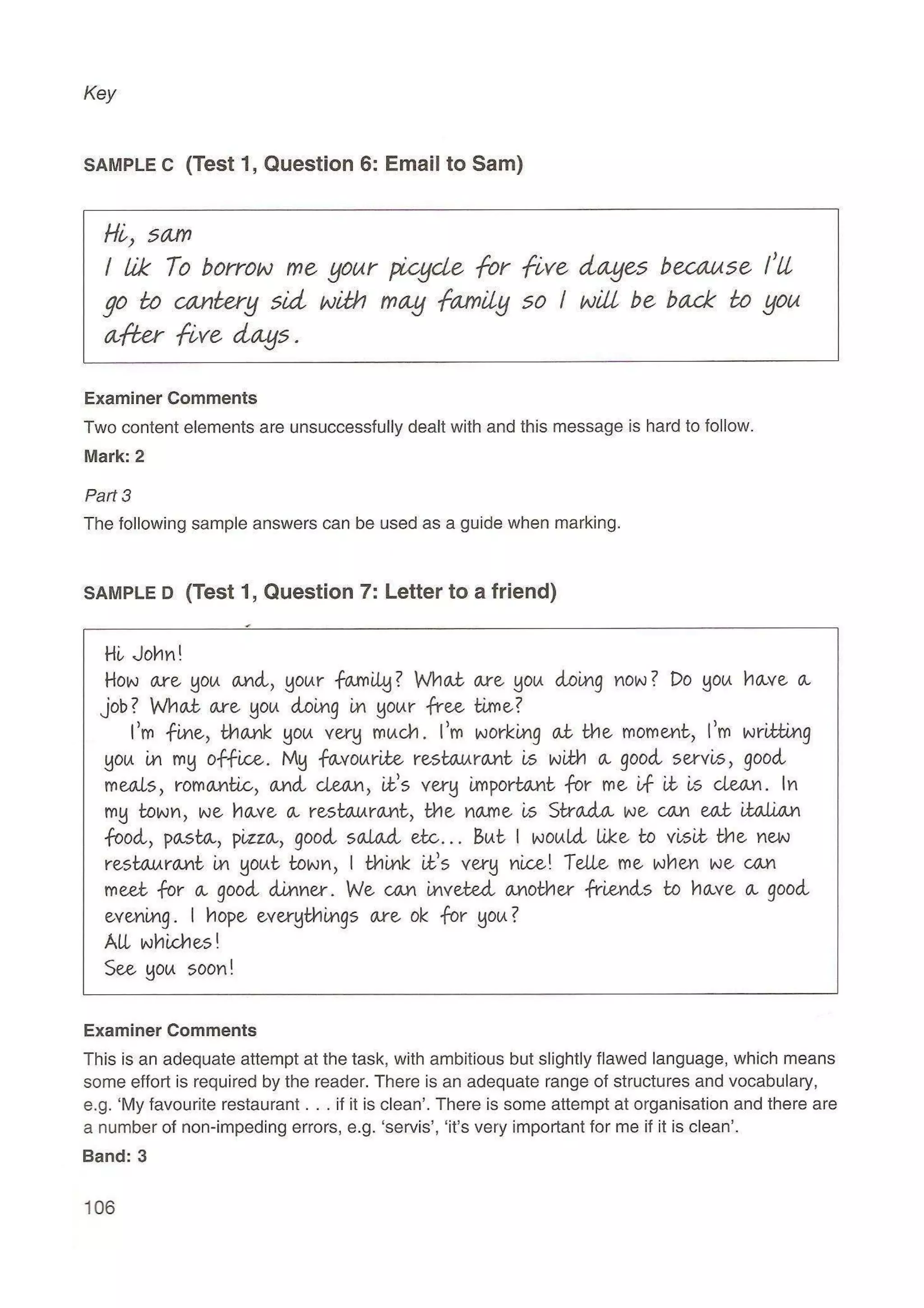 Preliminary English test 5 with answers. (2003)