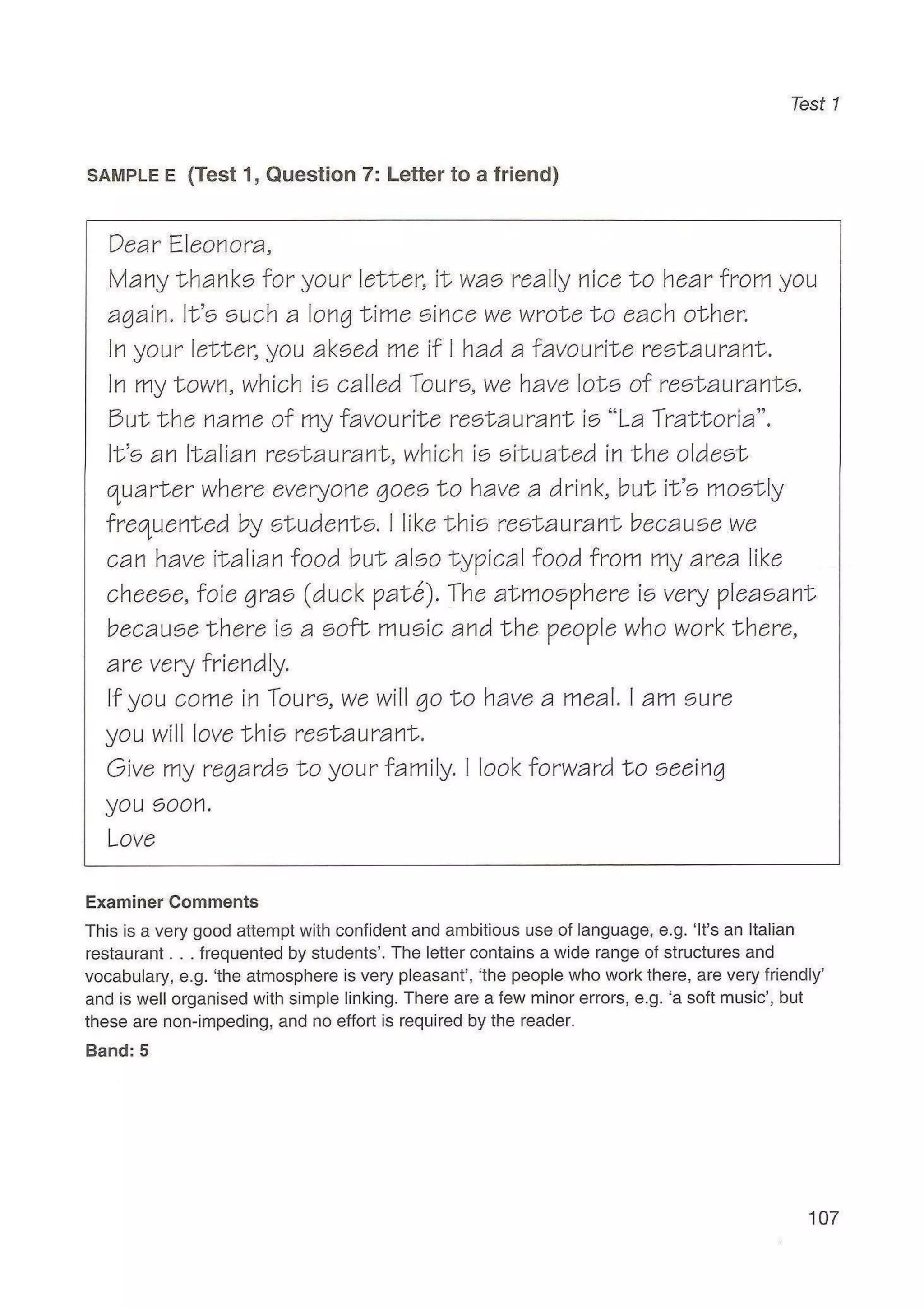 Preliminary English test 5 with answers. (2003)