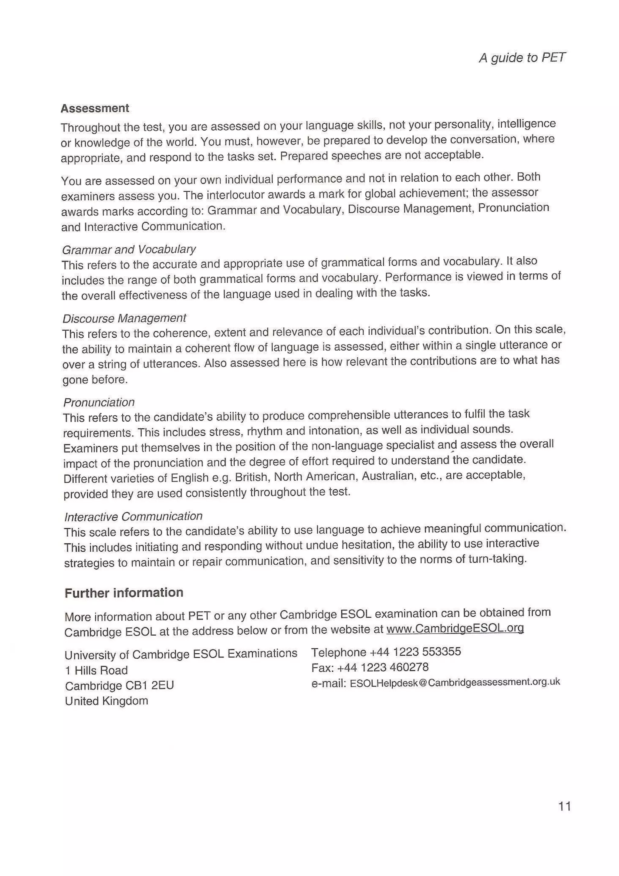 Preliminary English test 5 with answers. (2003)