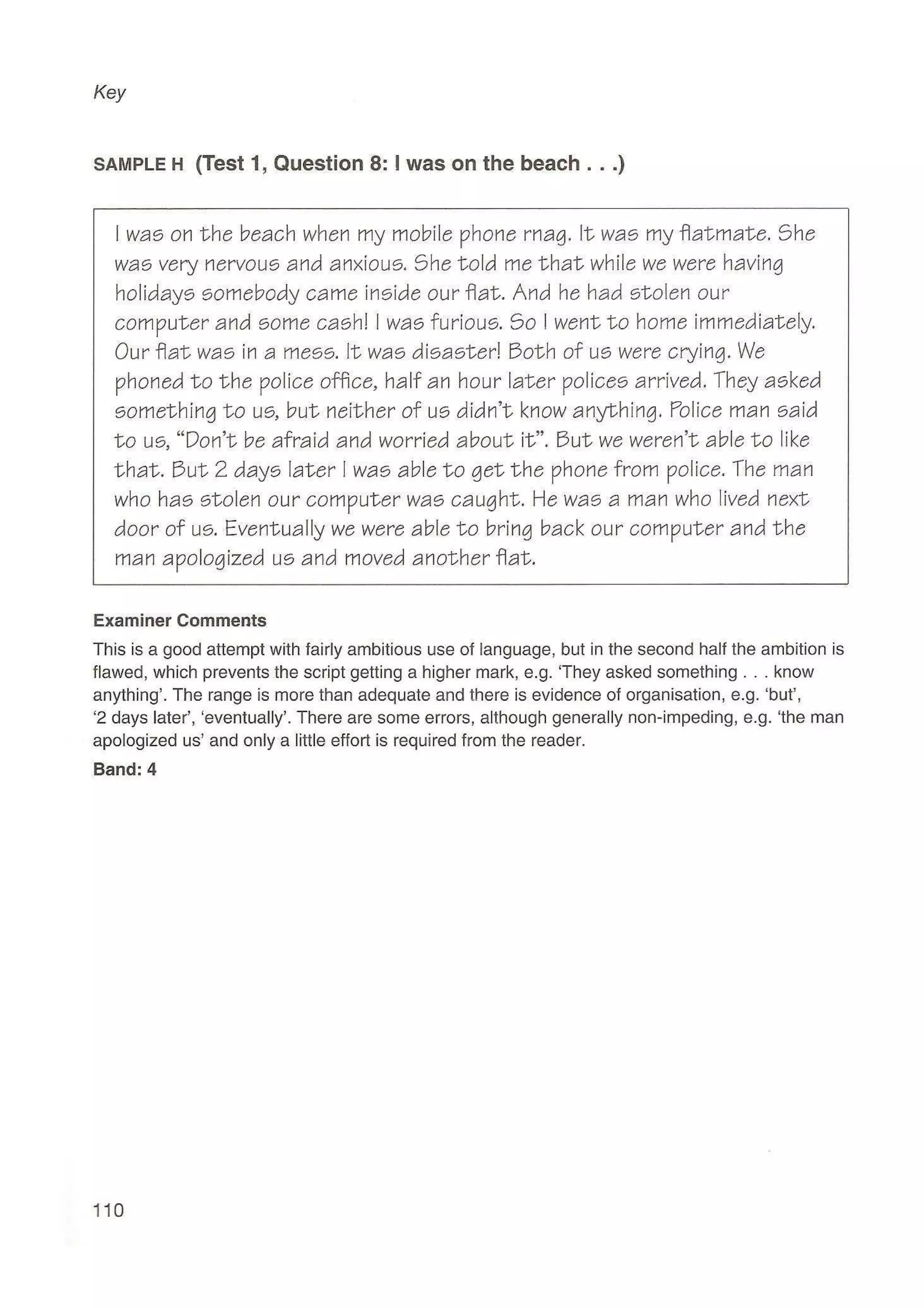 Preliminary English test 5 with answers. (2003)