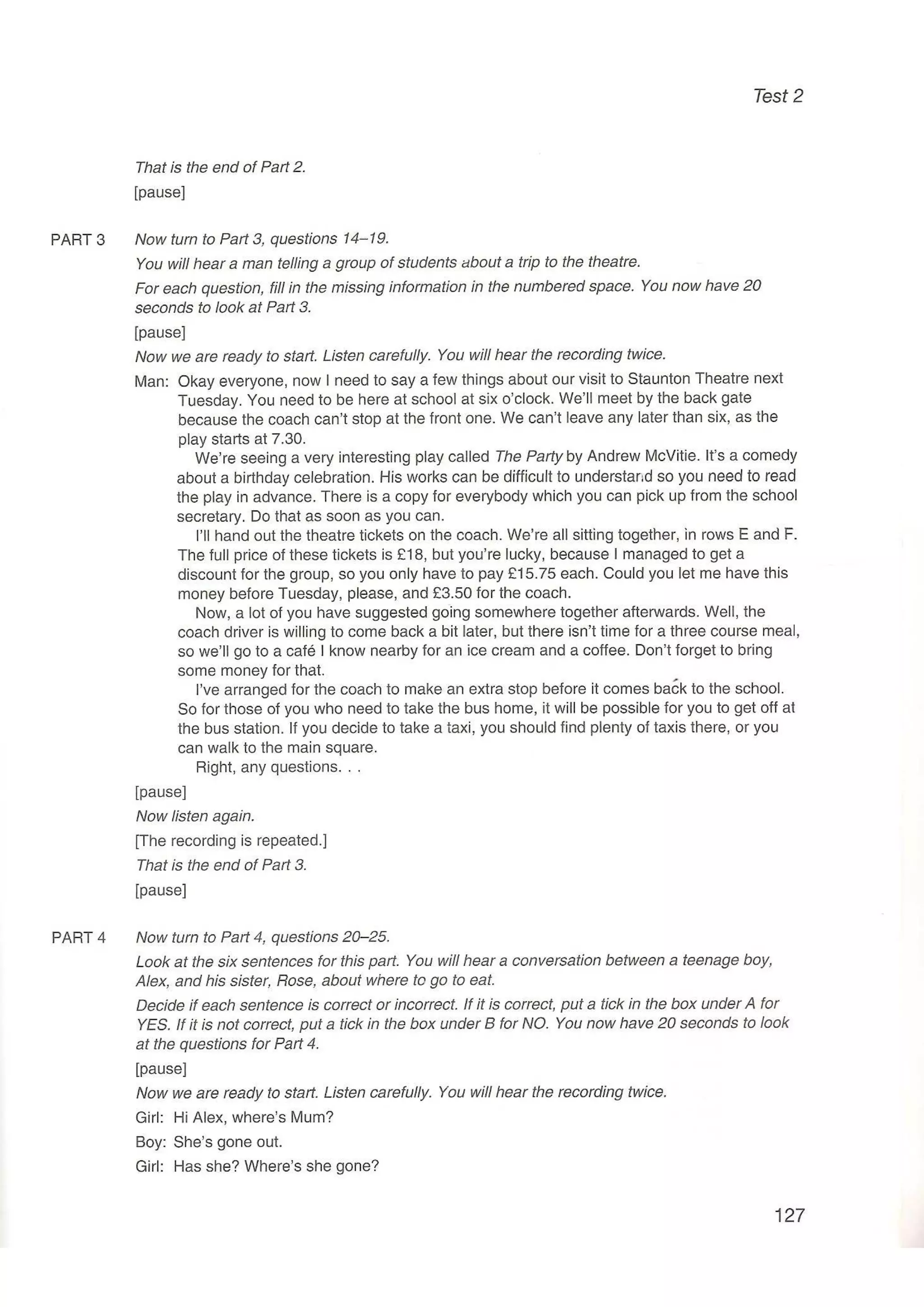 Preliminary English test 5 with answers. (2003)