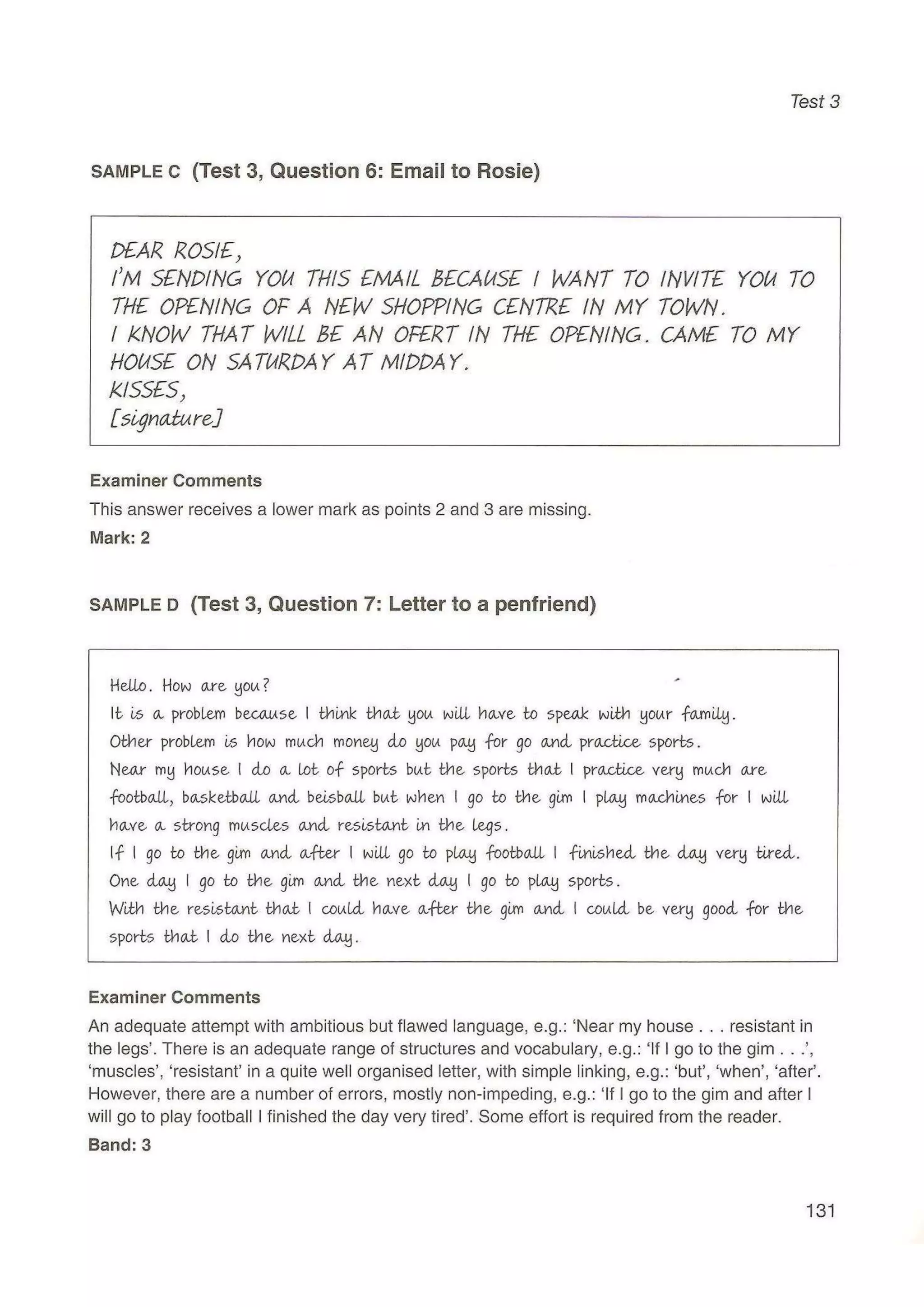 Preliminary English test 5 with answers. (2003)