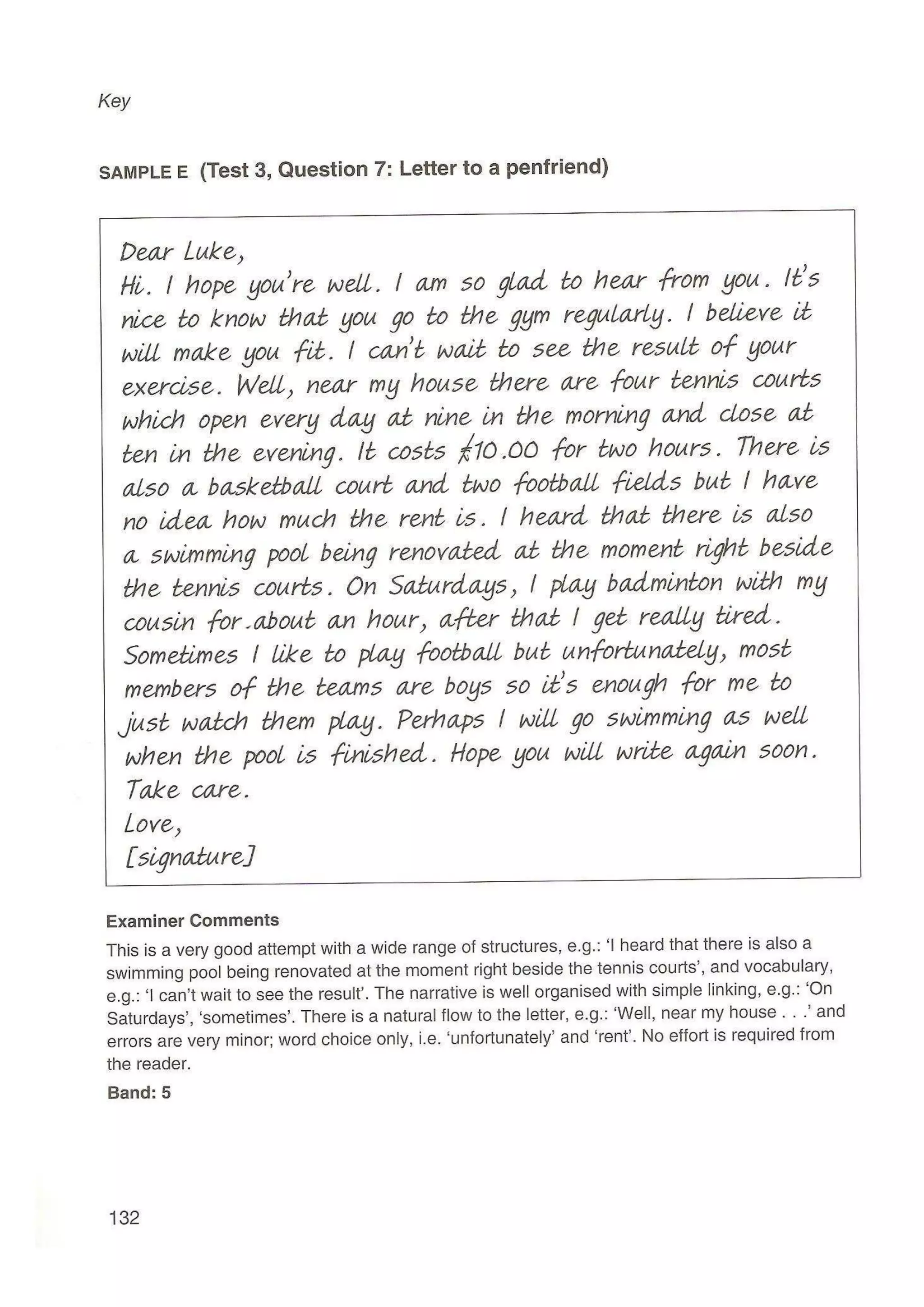 Preliminary English test 5 with answers. (2003)