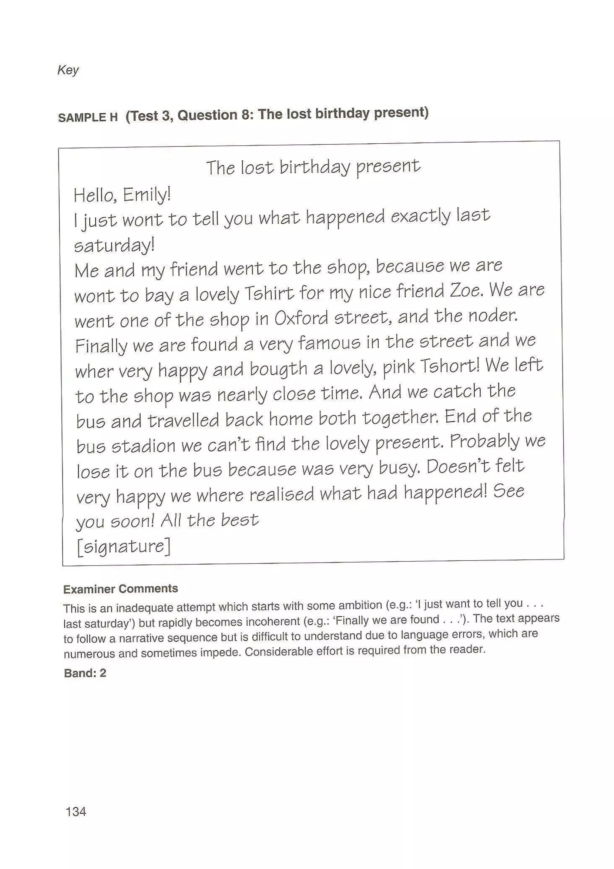 Preliminary English test 5 with answers. (2003)