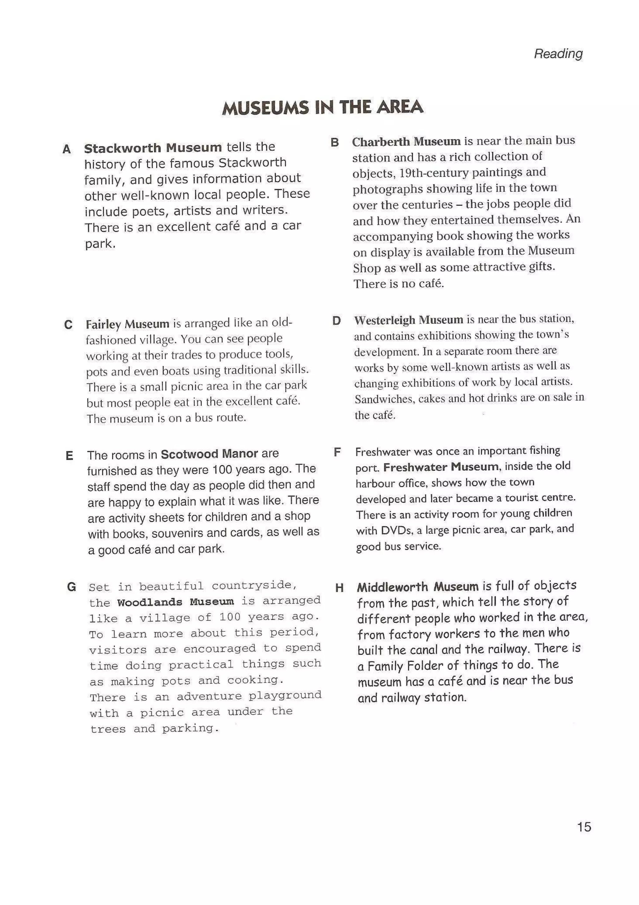 Preliminary English test 5 with answers. (2003)