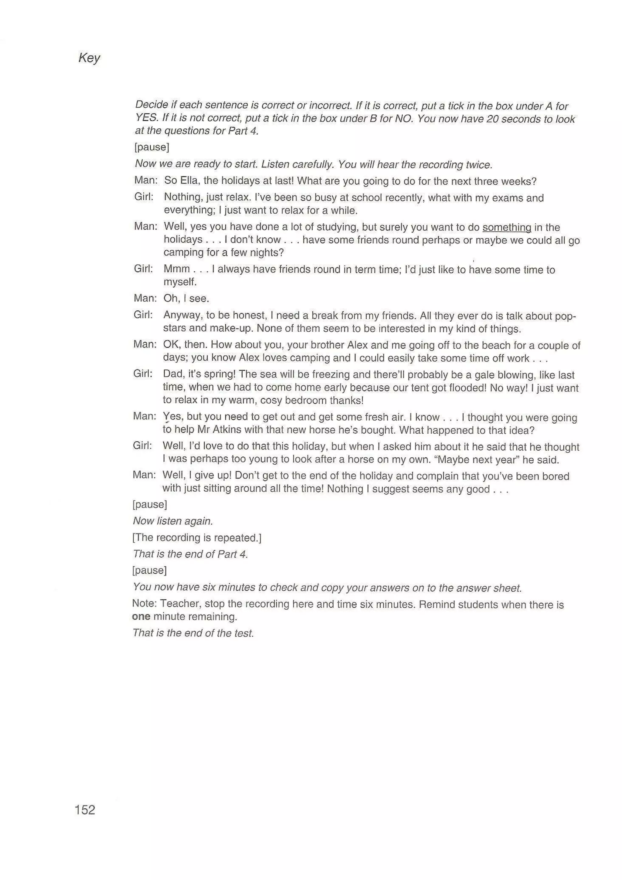 Preliminary English test 5 with answers. (2003)