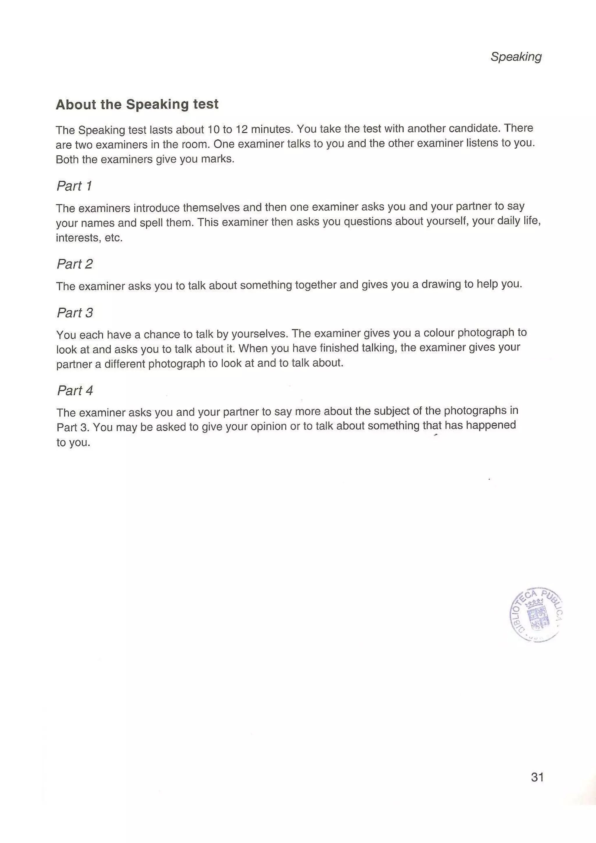 Preliminary English test 5 with answers. (2003)