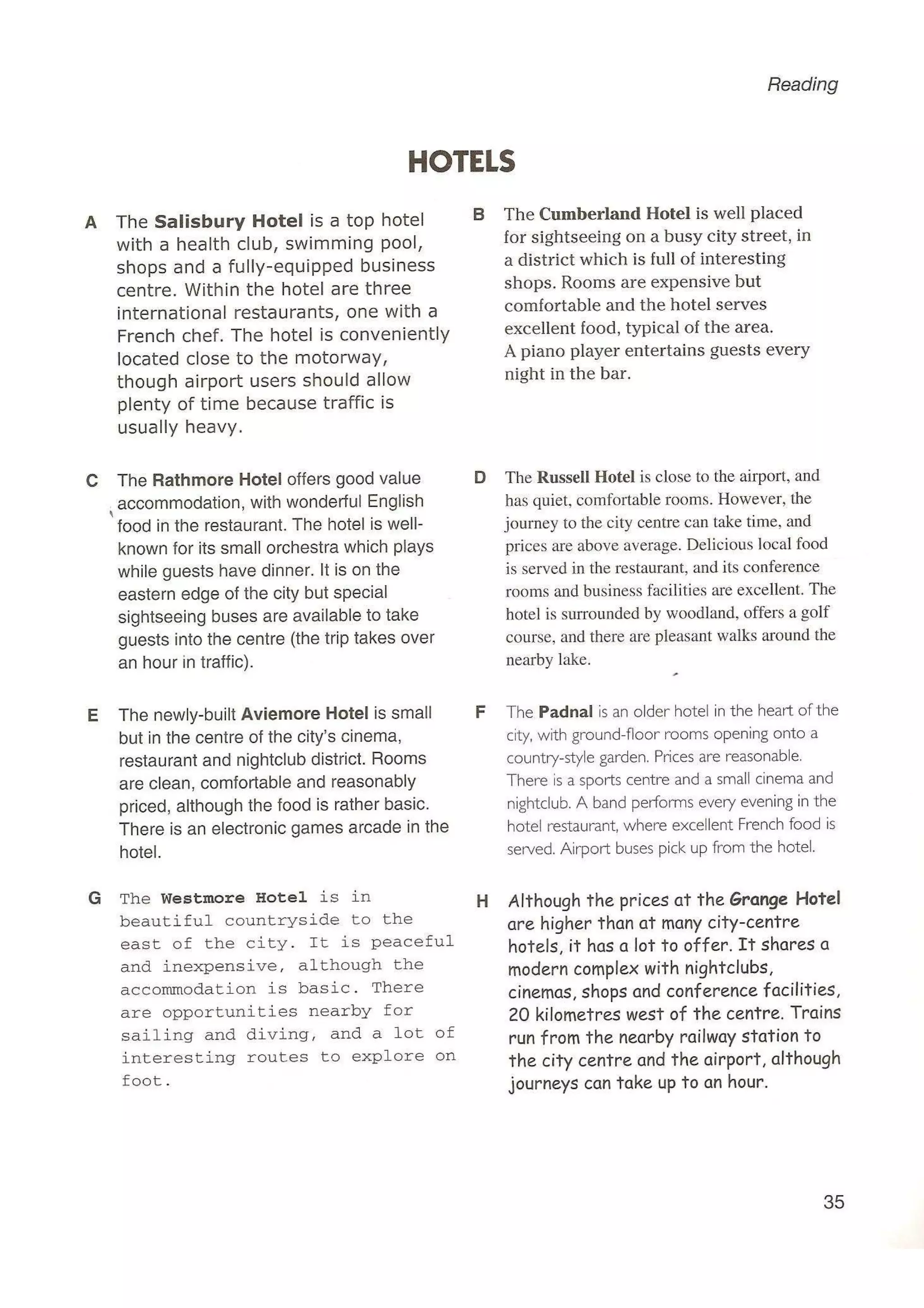 Preliminary English test 5 with answers. (2003)