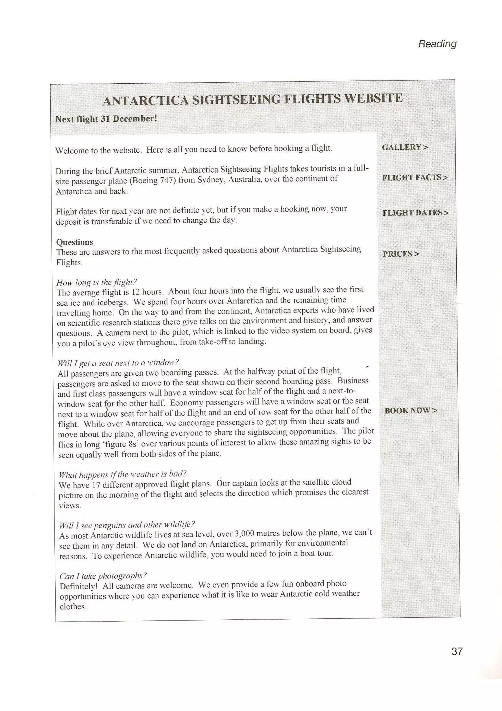 Preliminary English test 5 with answers. (2003)