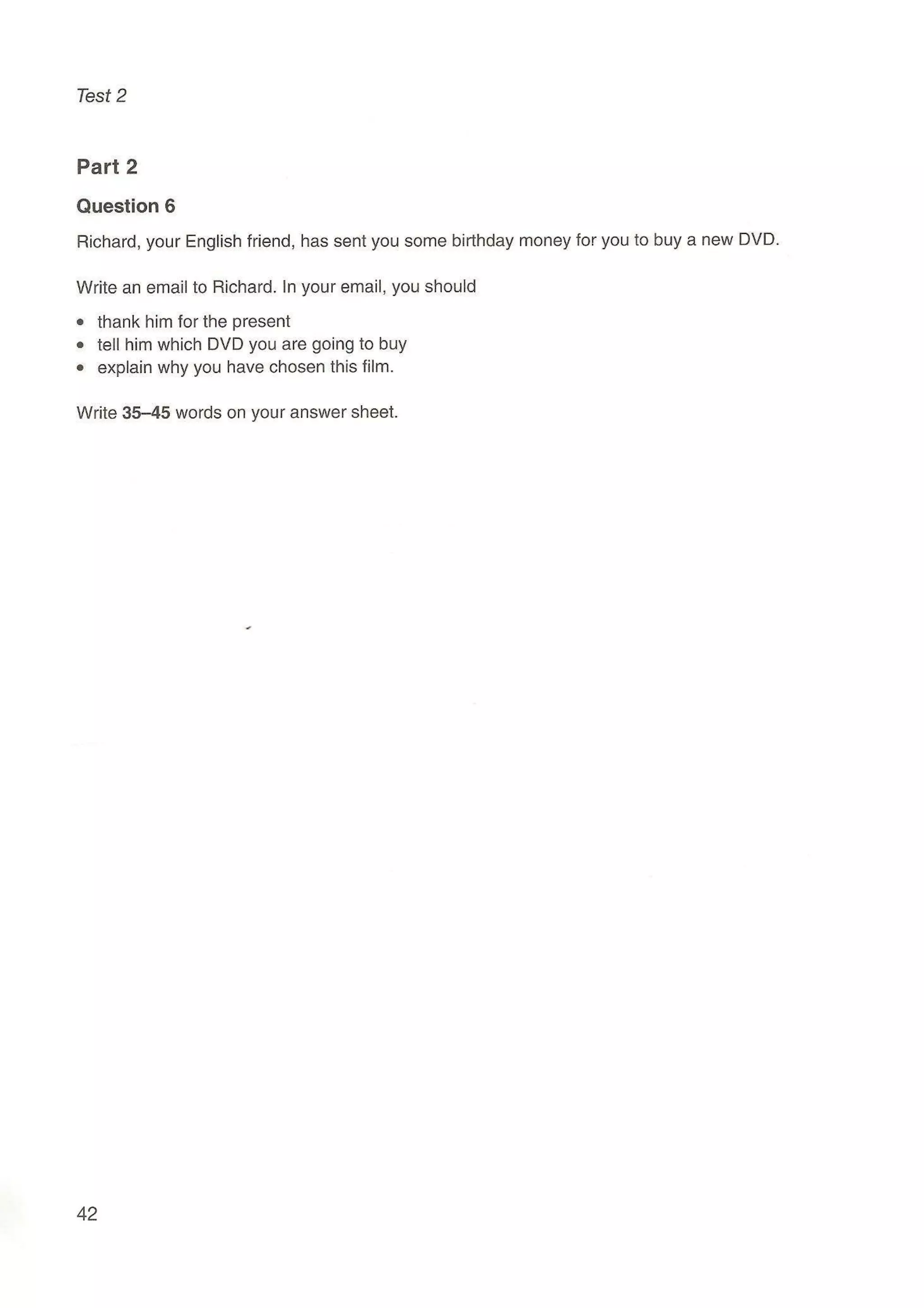 Preliminary English test 5 with answers. (2003)