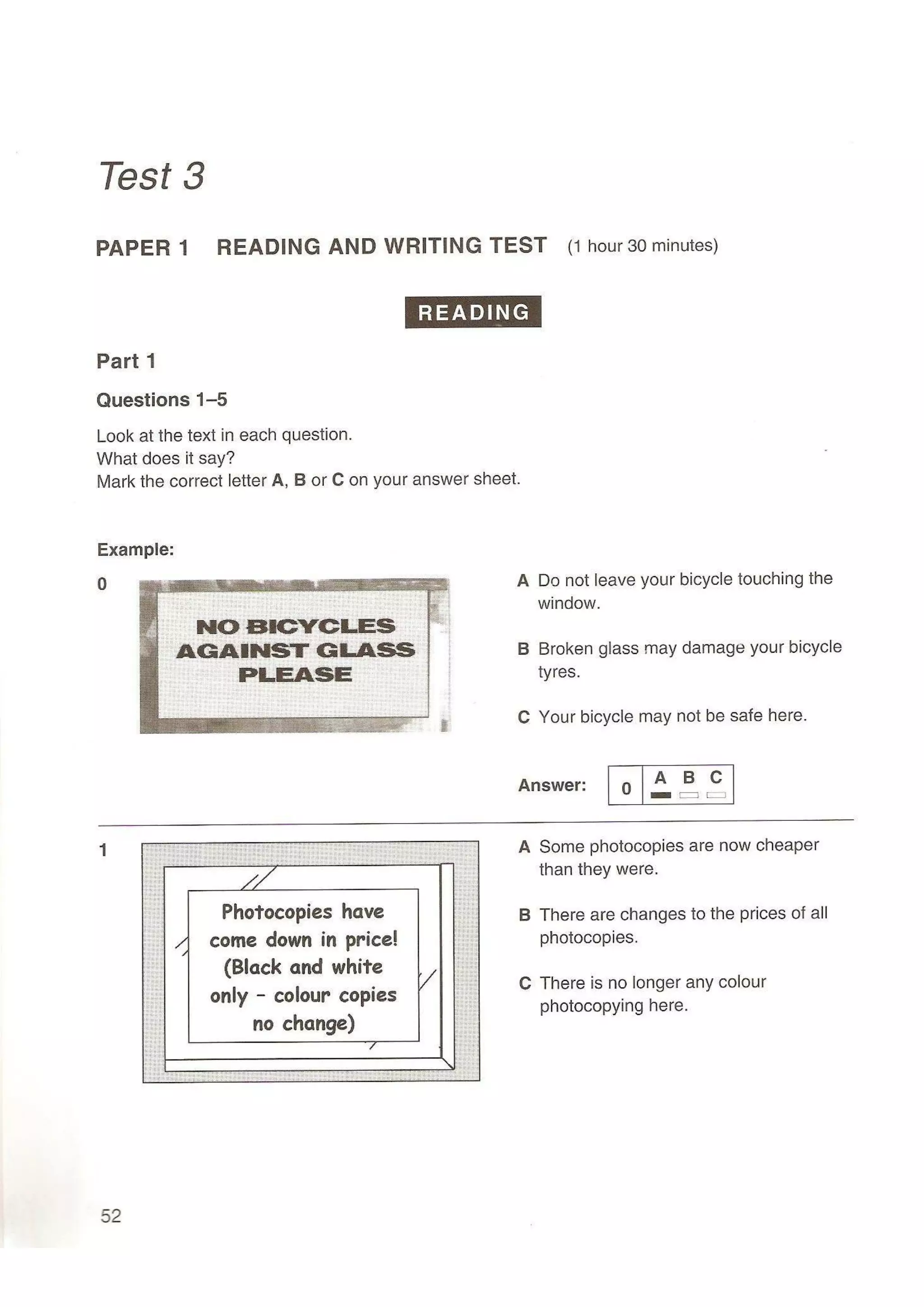 Preliminary English test 5 with answers. (2003)