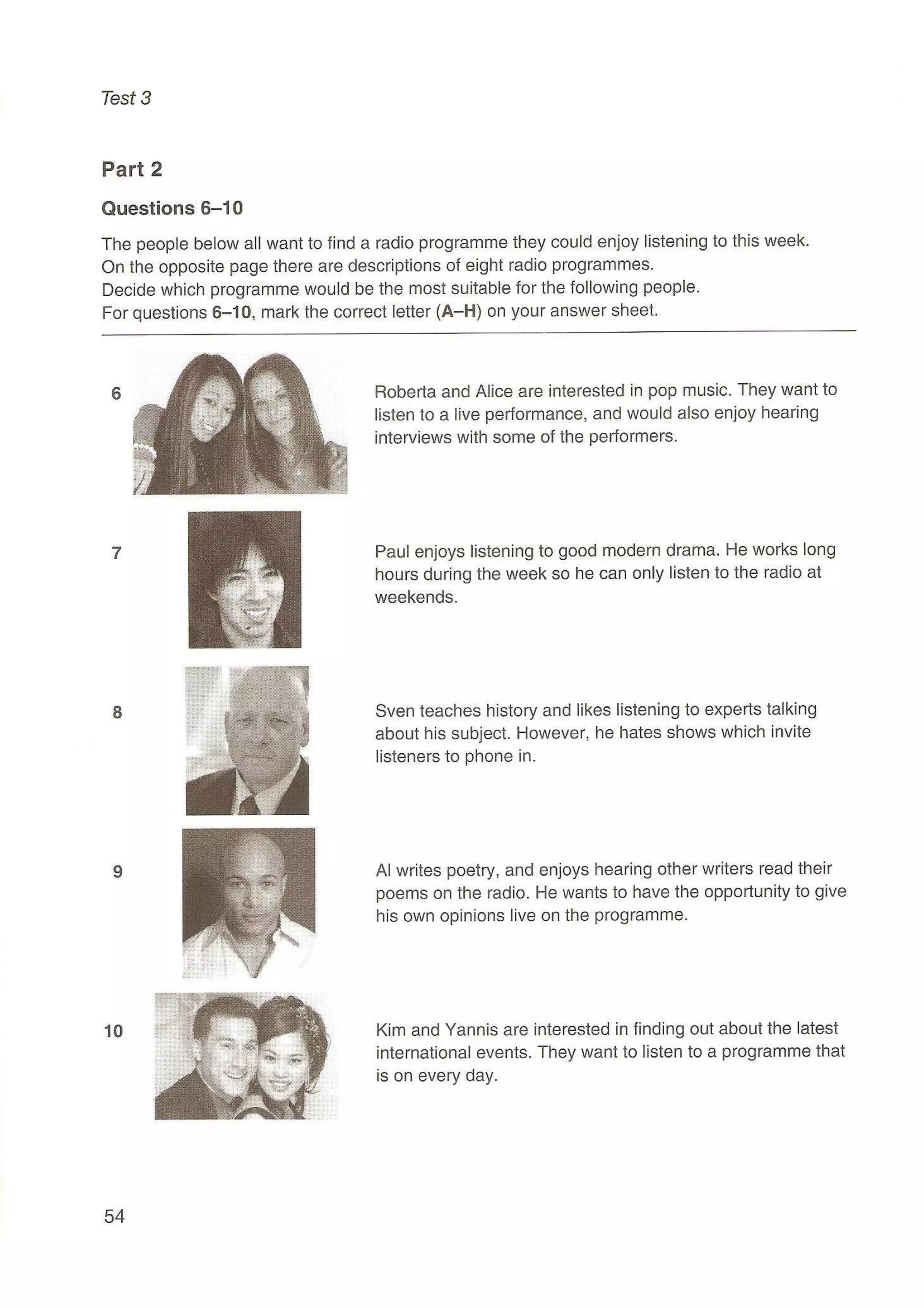 Preliminary English test 5 with answers. (2003)