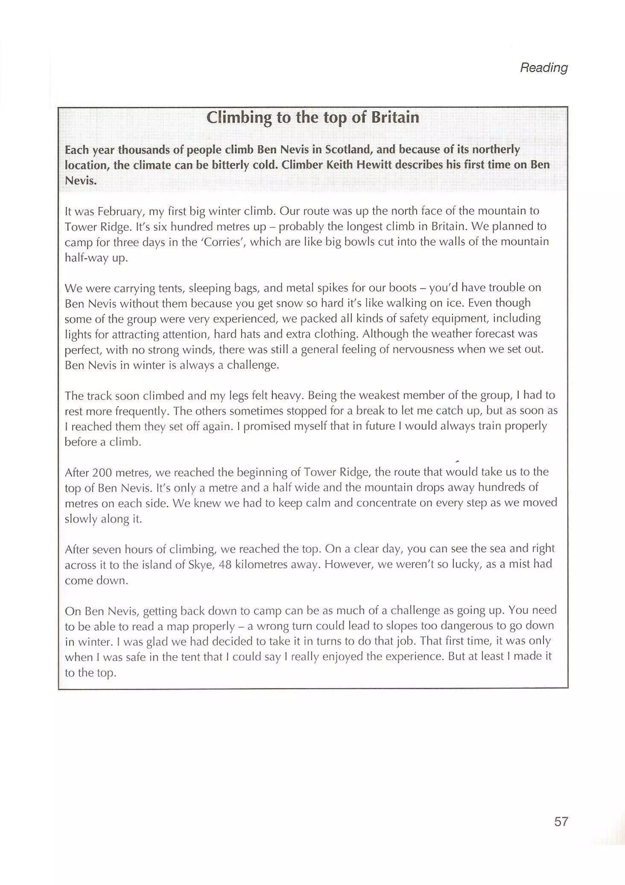 Preliminary English test 5 with answers. (2003)