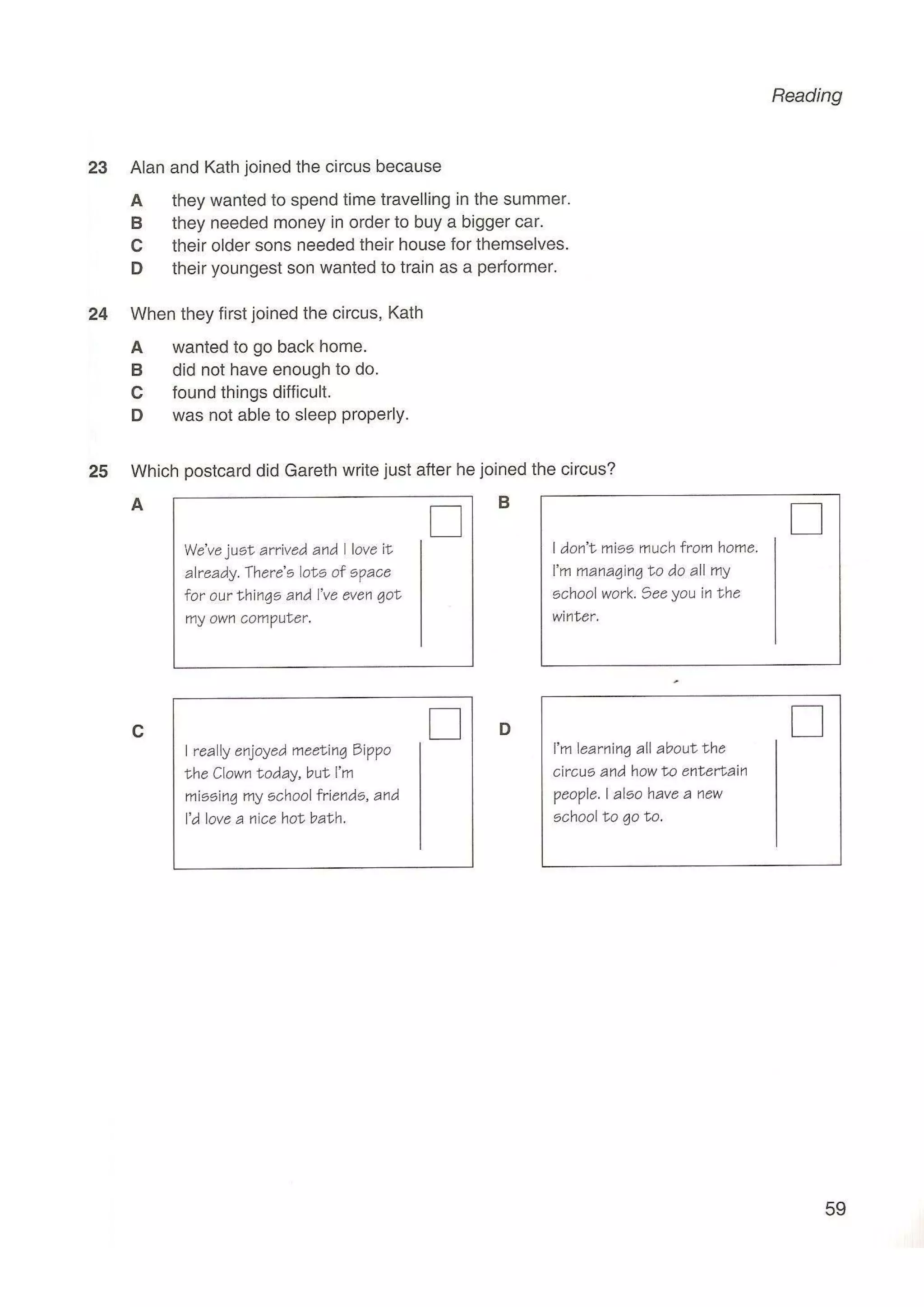 Preliminary English test 5 with answers. (2003)
