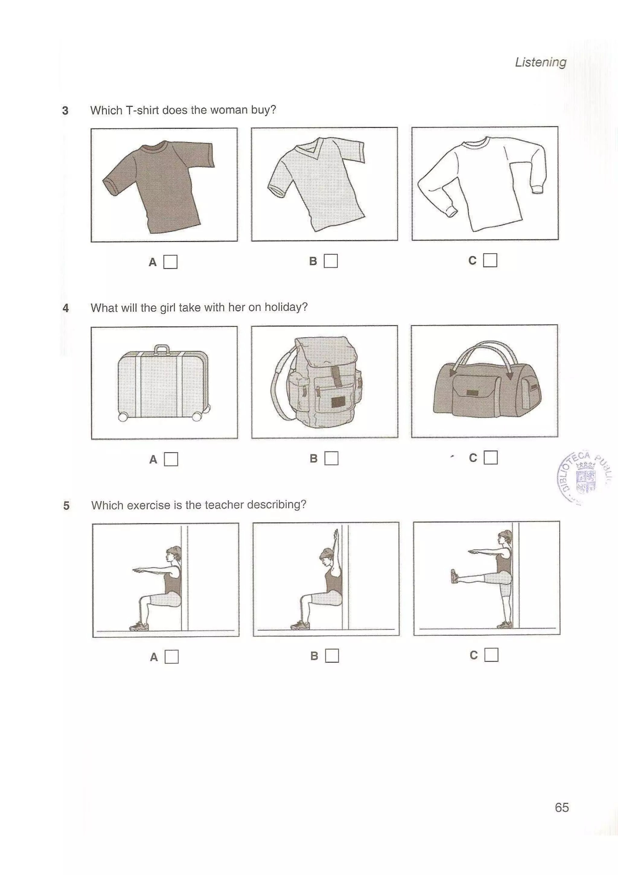 Preliminary English test 5 with answers. (2003)