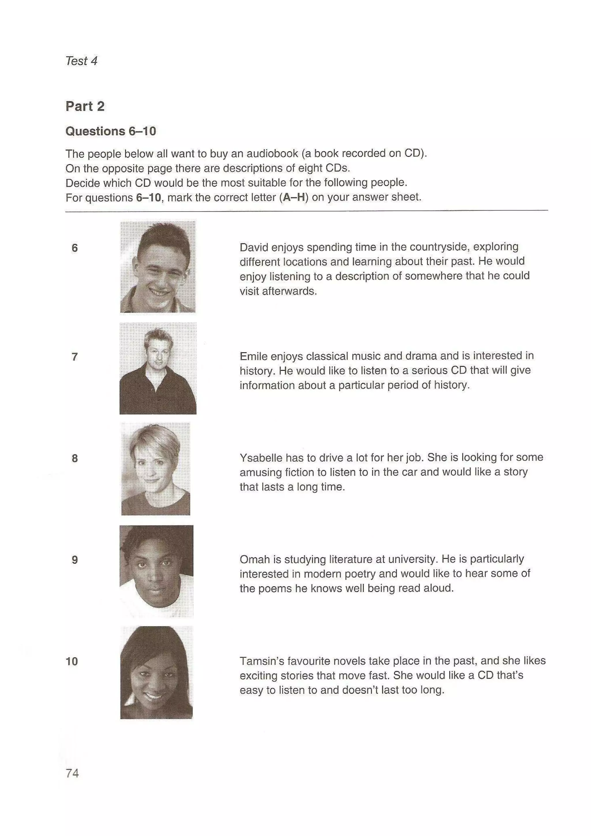 Preliminary English test 5 with answers. (2003)