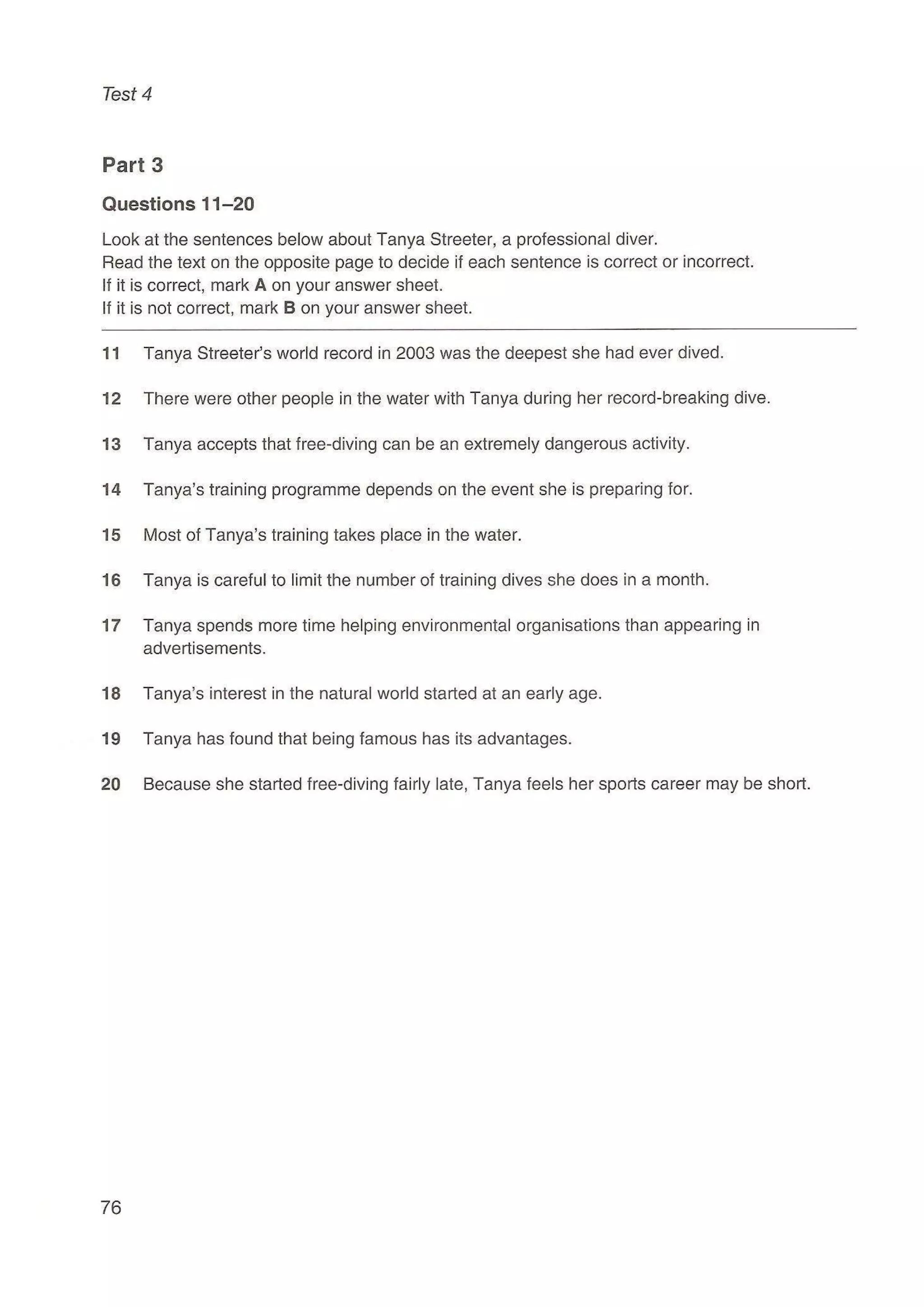 Preliminary English test 5 with answers. (2003)