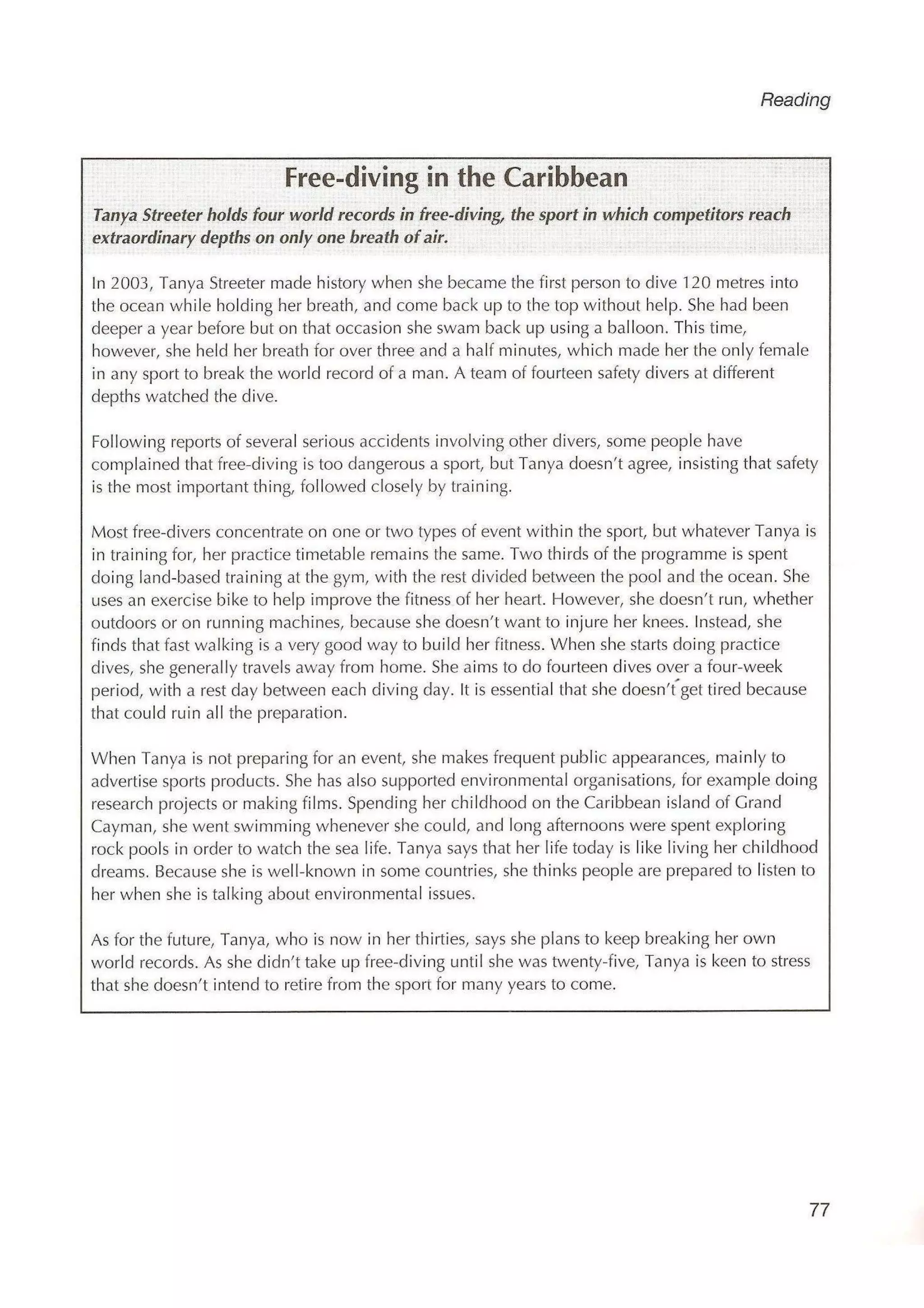 Preliminary English test 5 with answers. (2003)