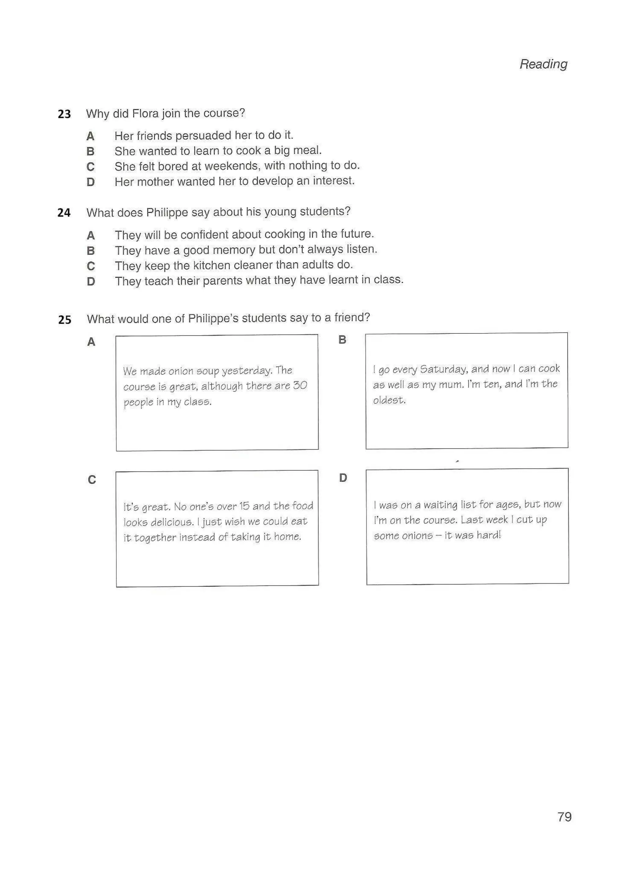 Preliminary English test 5 with answers. (2003)
