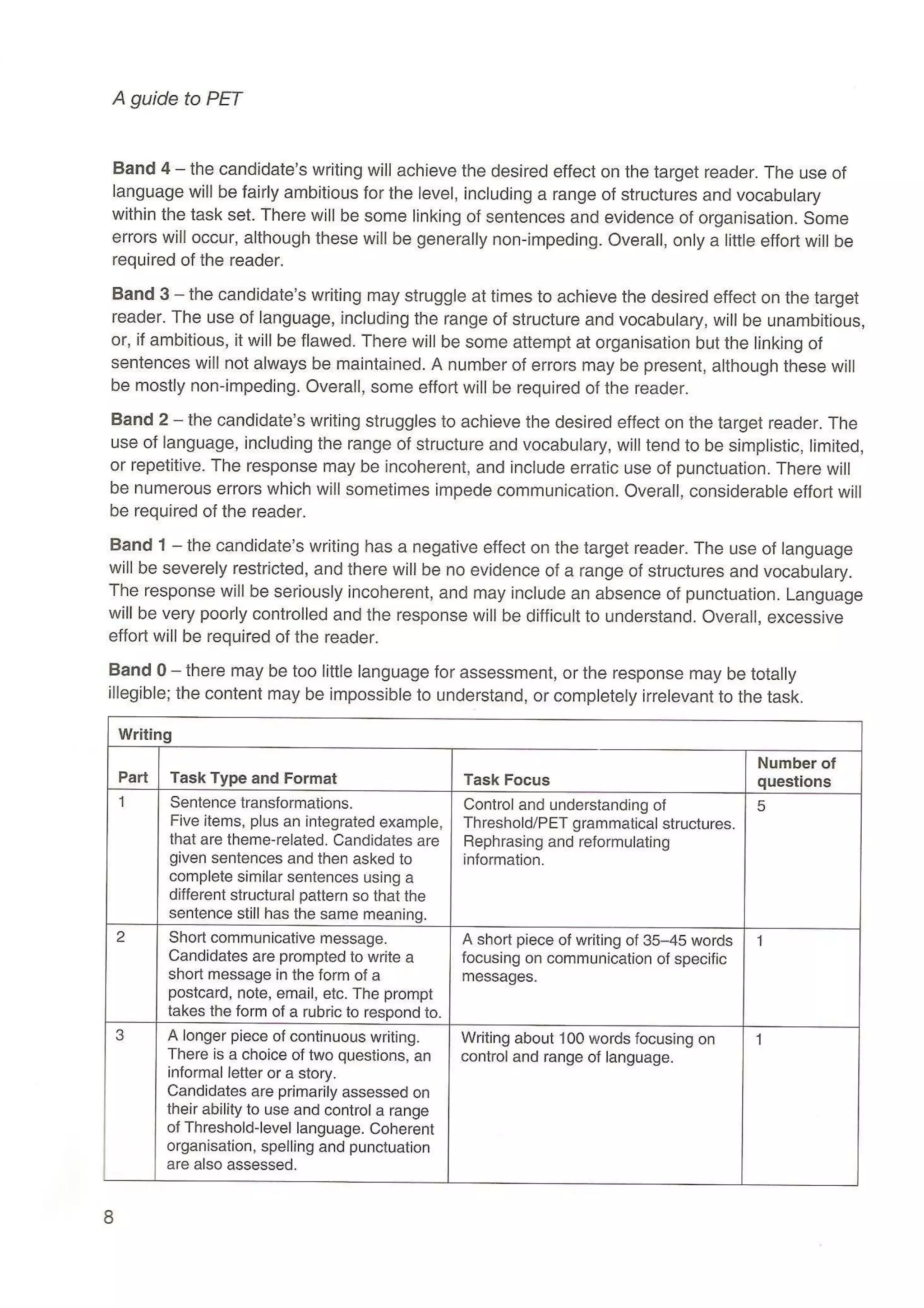 Preliminary English test 5 with answers. (2003)