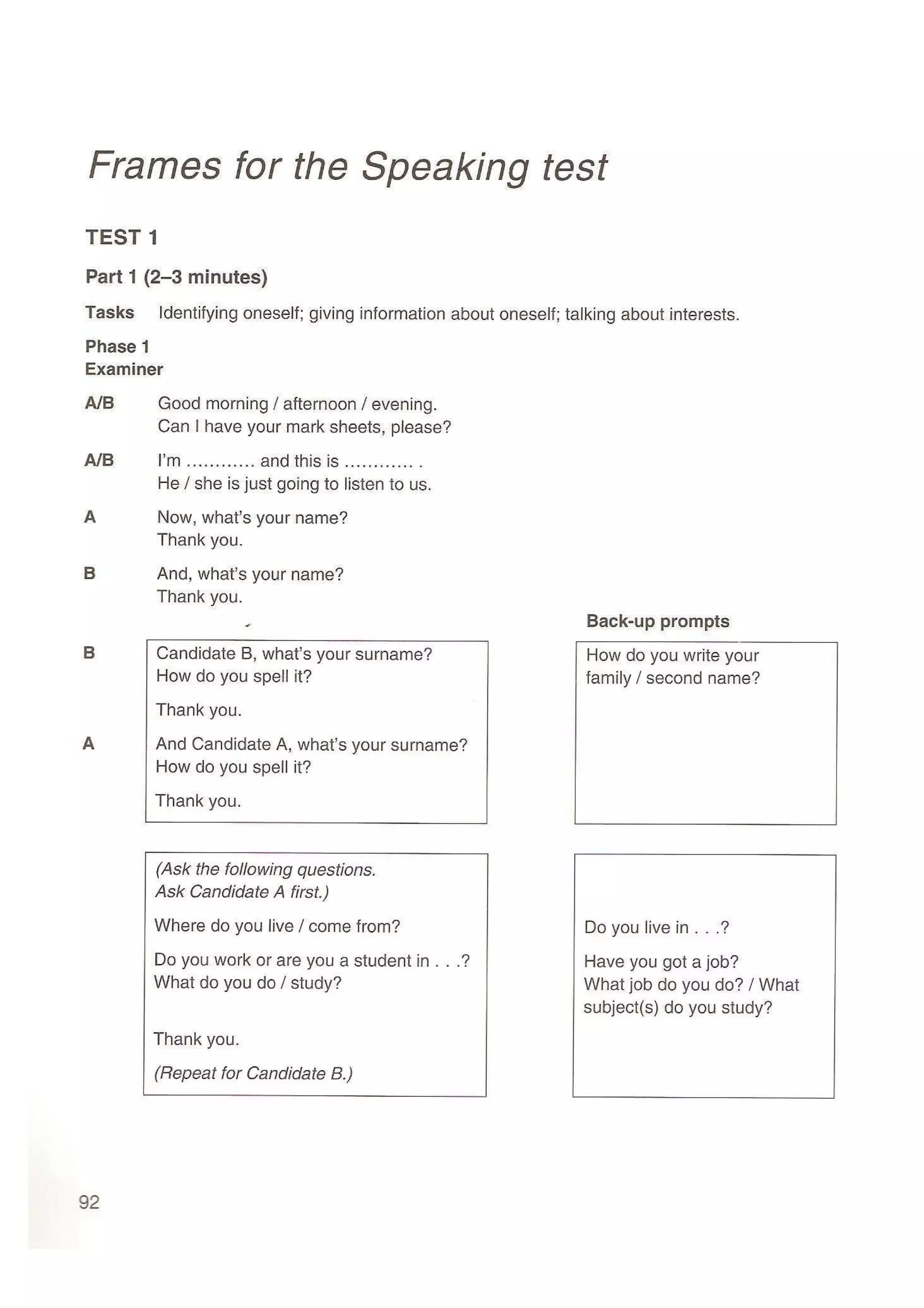 Preliminary English test 5 with answers. (2003)