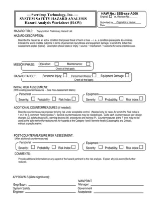 Preliminary hazard analysis (pha) | PDF