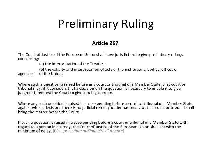 A Coherent EU Legal System