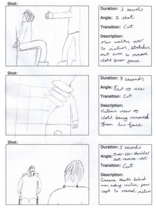Preliminary storyboard