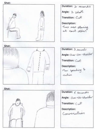 Preliminary storyboard