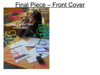 Final Piece – Front Cover
 