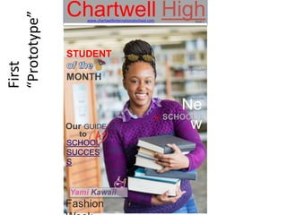 Chartwell High
www.chartwellinternationalschool.com issue1
Second
“prototype”:
 