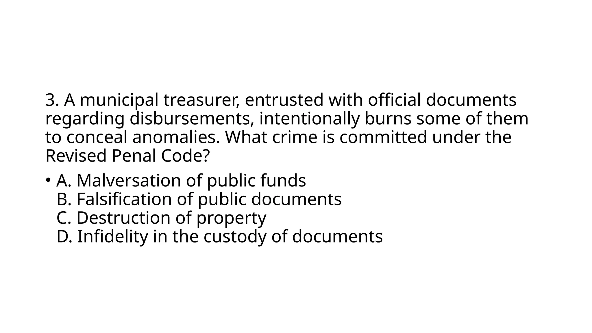 Preliminary Quiz Criminal Law Part 2 Pptx