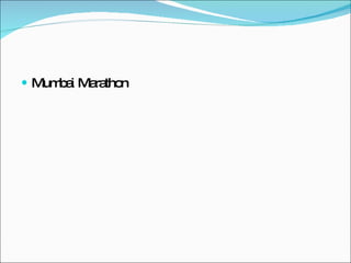 Mumbai Marathon 