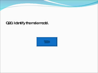 Q20. Identify the male model. 