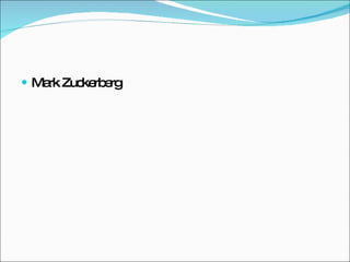 Mark Zuckerberg 