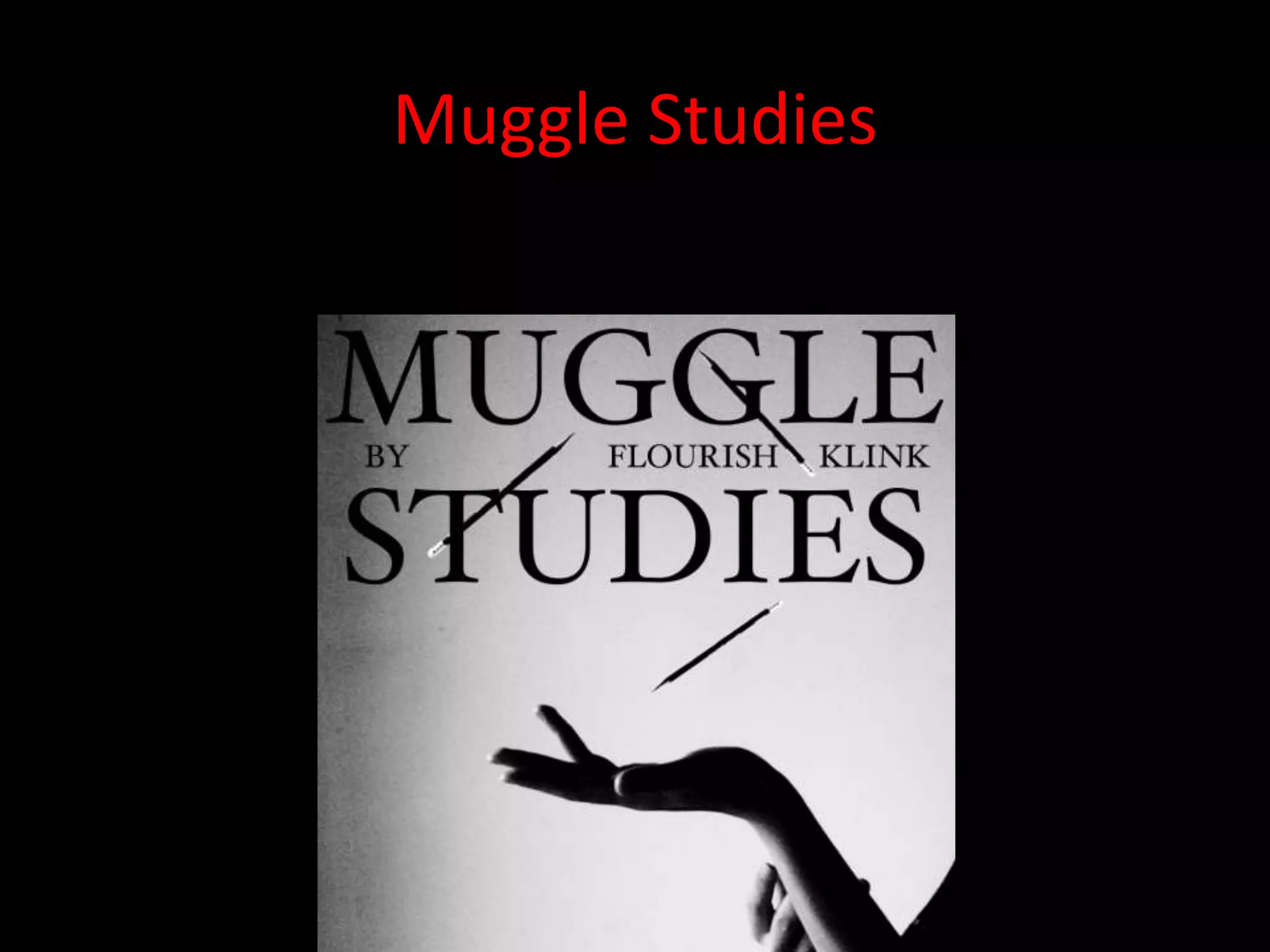 Muggle Studies
 