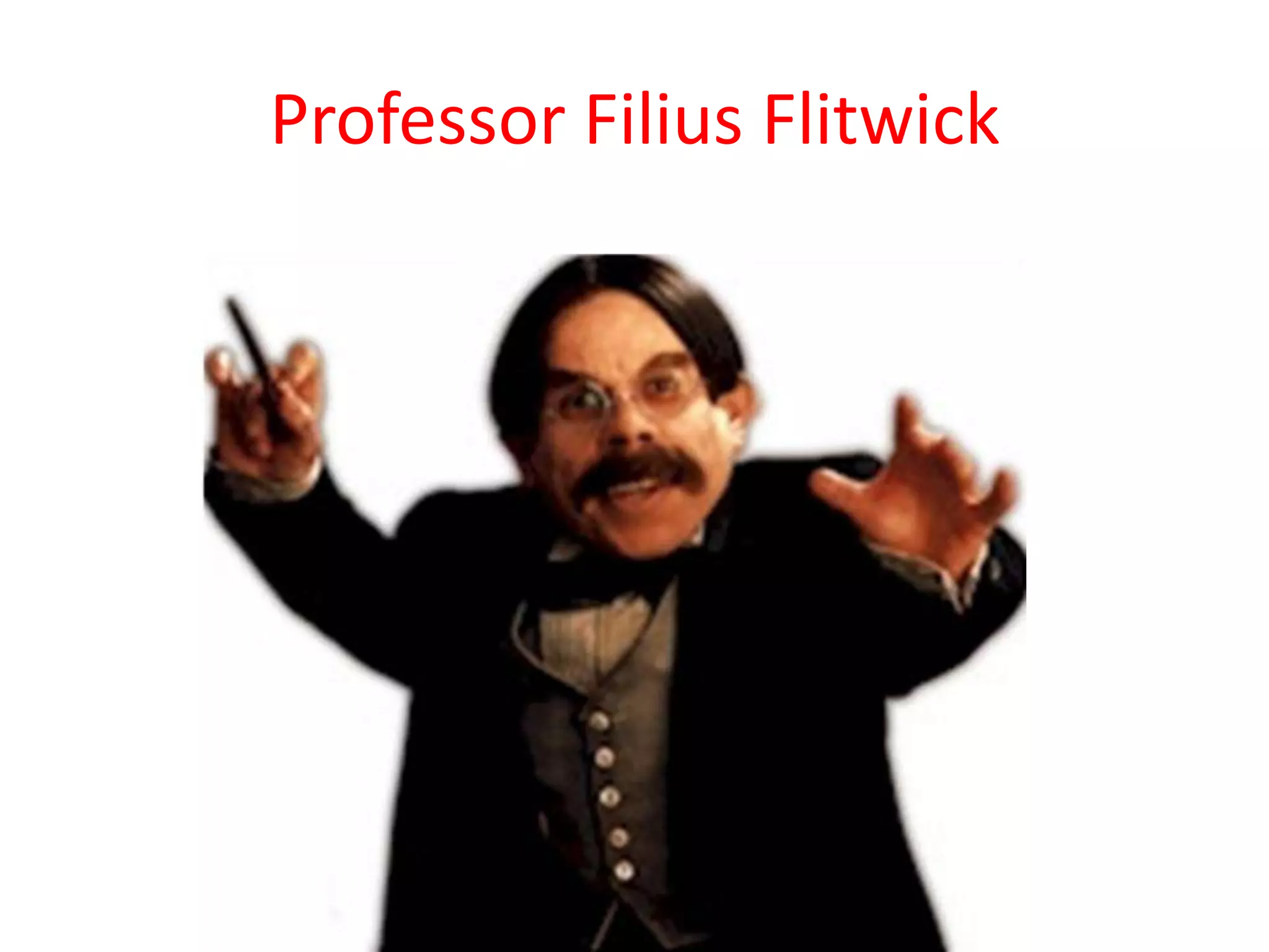 Professor Filius Flitwick
 