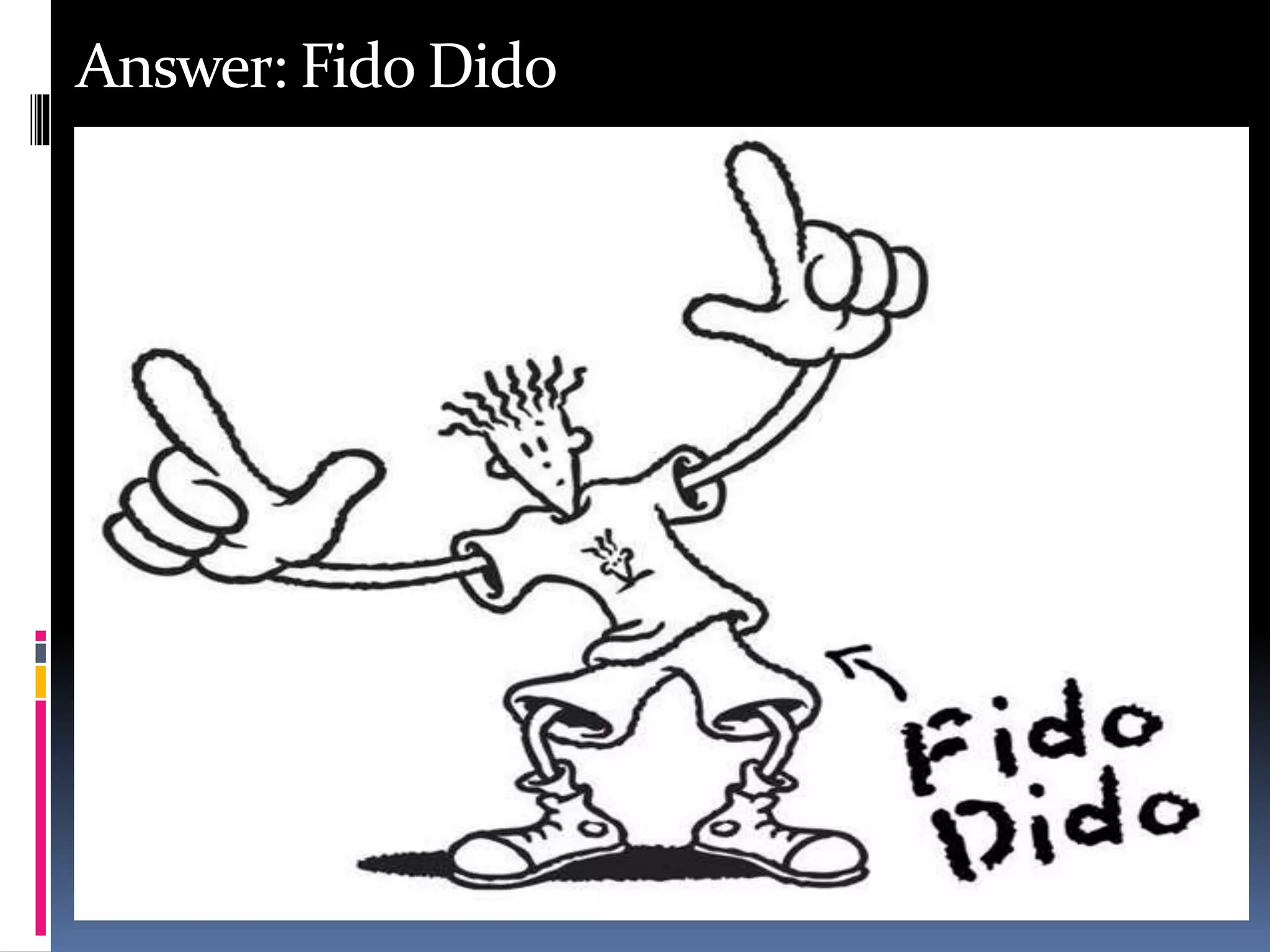 Answer: Fido Dido
 