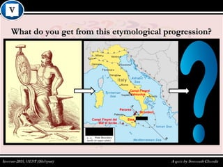 What do you get from this etymological progression?What do you get from this etymological progression?
 