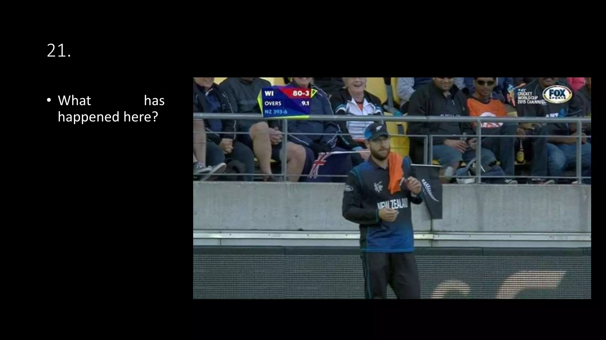 21.
• What has
happened here?
 