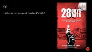 28
 What is the source of this book’s title?
 