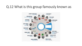 Q.12 What is this group famously known as
 