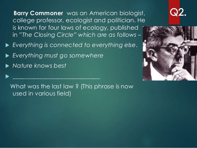 Nature Knows Best Laws Of Ecology Nature Knows Best Laws Of Ecology