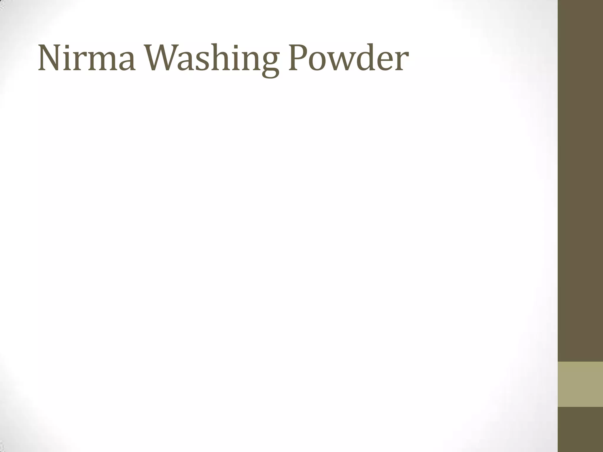 Nirma Washing Powder
 